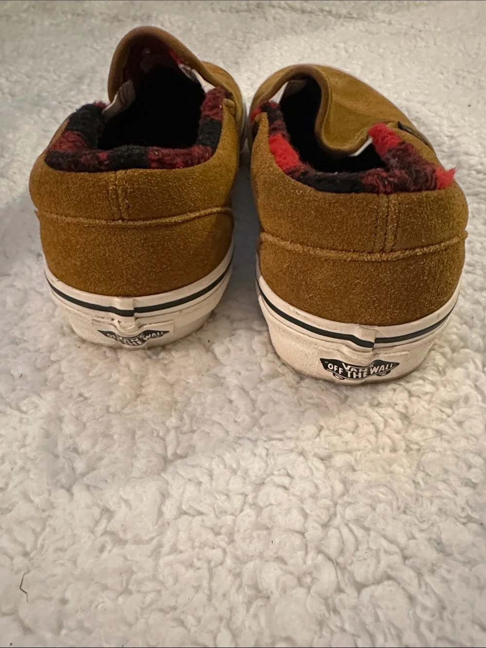 Vans Camel Suede Slip-On ‘Cozy Hug’